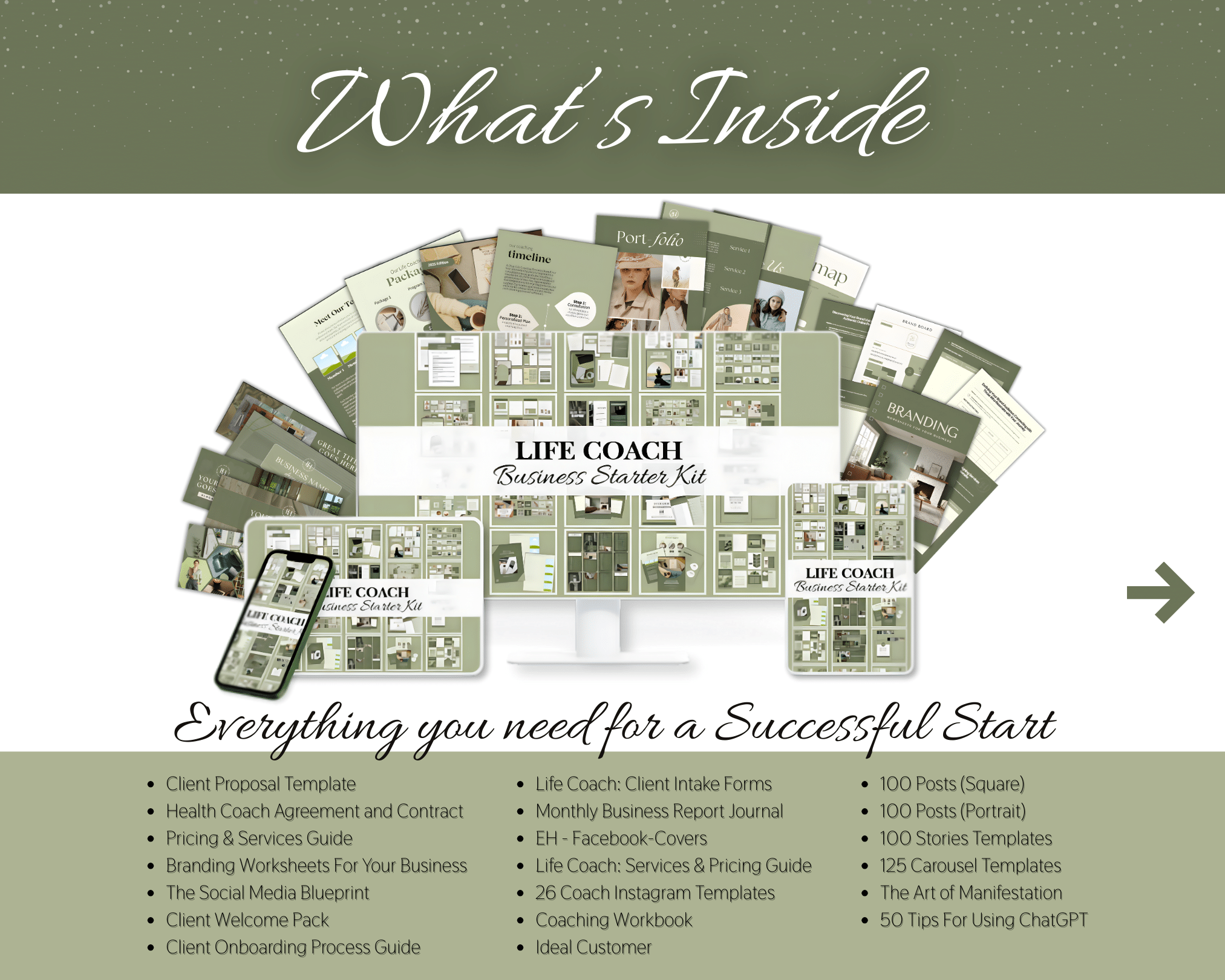 Life Coach Business Starter Kit - Done-For-You Templates Bundle - Image 2
