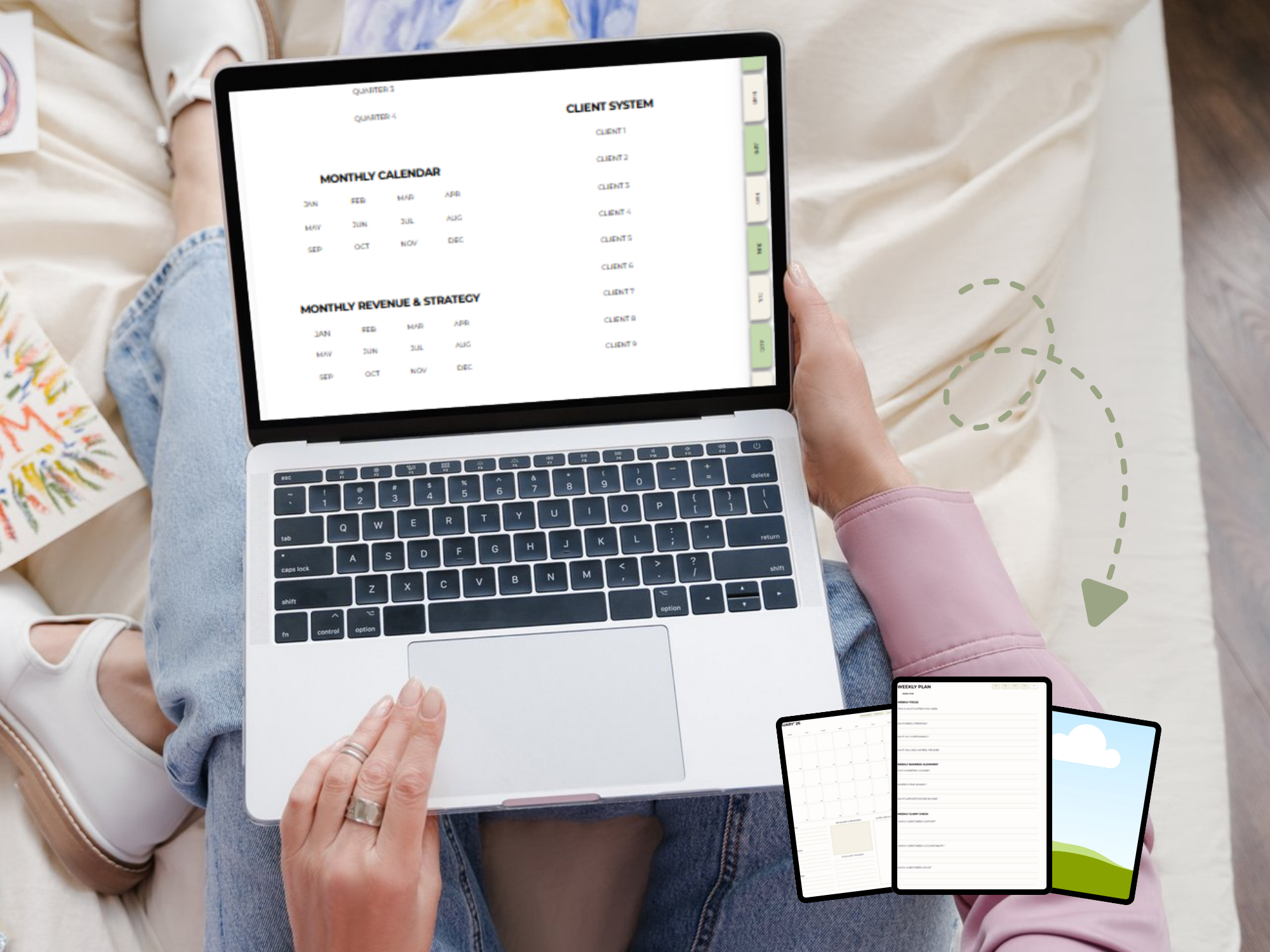 2026 Digital Planner for IPAD: The CEO Operating System & Client CRM (Goodnotes Template) – Image 9