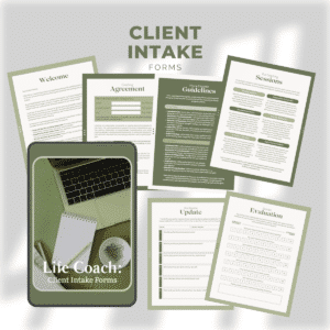 Life Coach: Client Intake Forms (US)