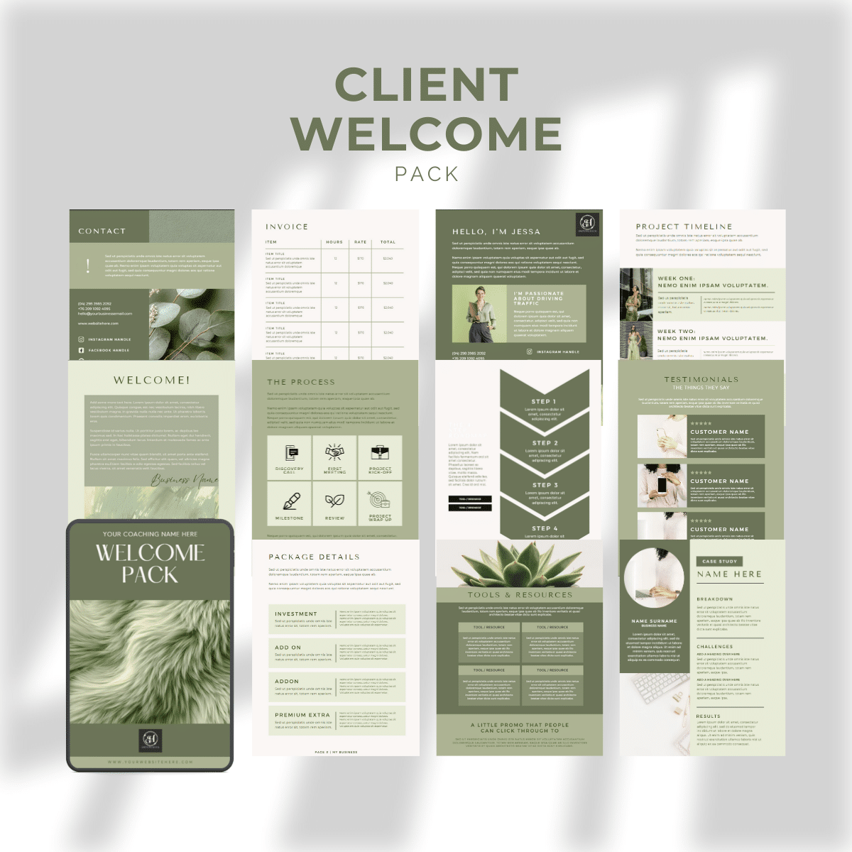 Life Coach: Client Welcome Pack (US)