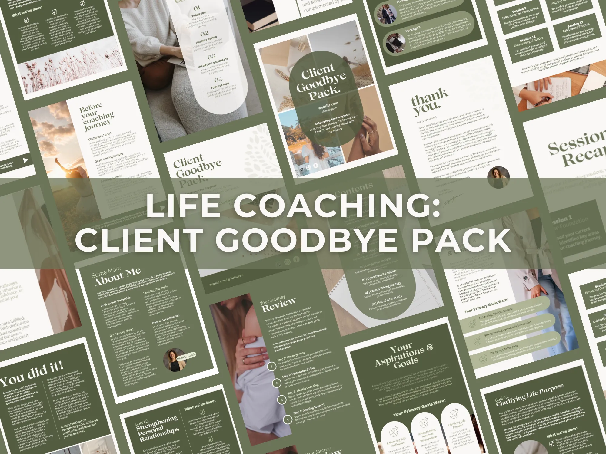 Life Coach Client Goodbye Pack