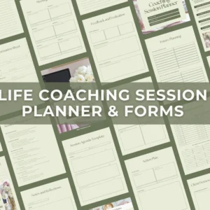 Life Coaching Session Planner and Forms