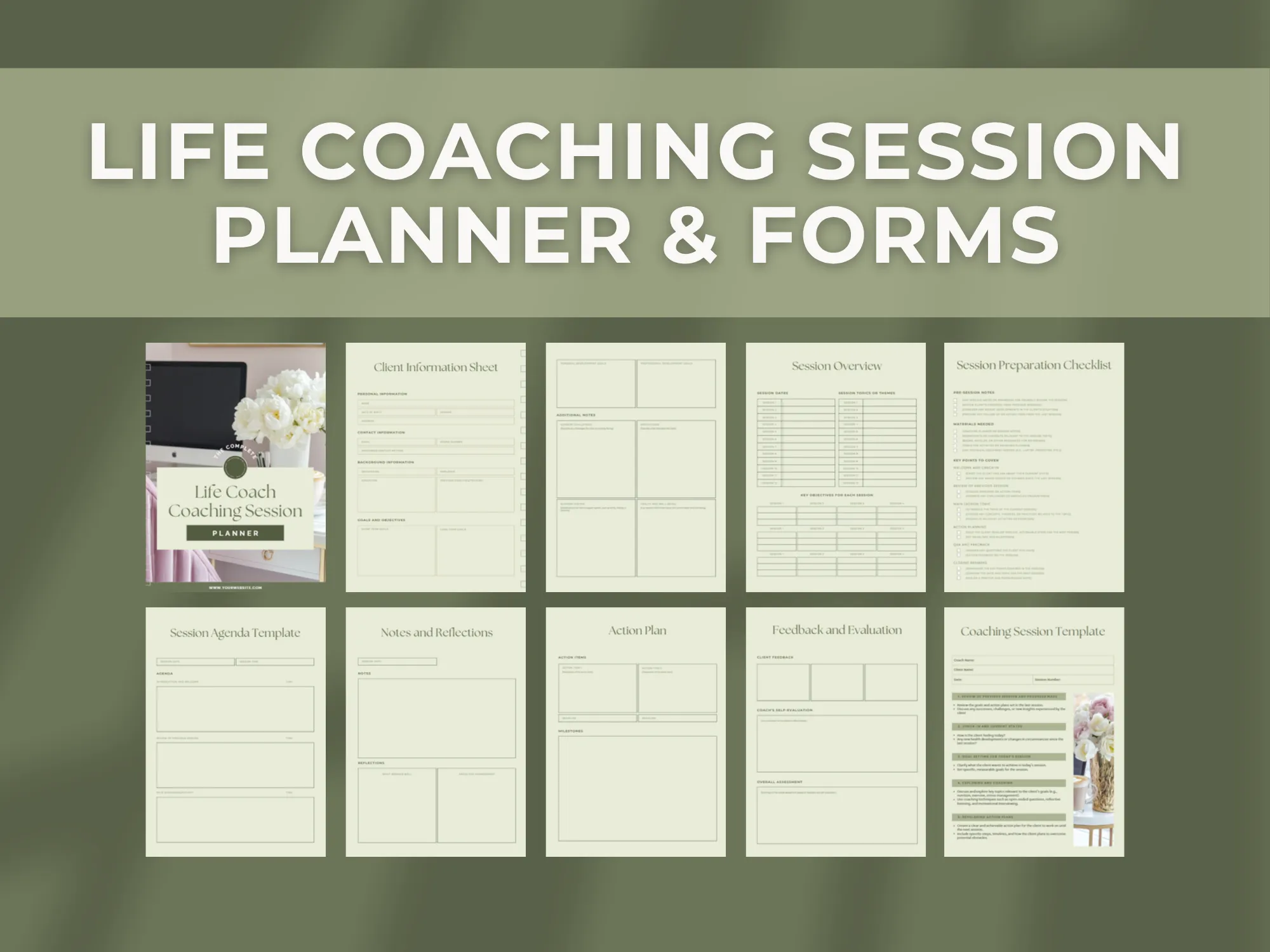 Life Coaching Session Planner and Forms – Image 3